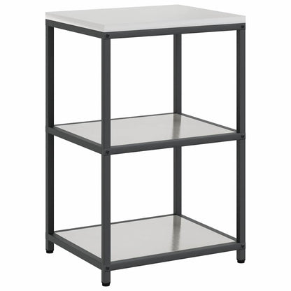 Étagère de rangement de cuisine Argenté Acier inoxydable