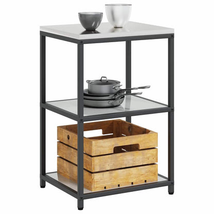 Étagère de rangement de cuisine Argenté Acier galvanisé