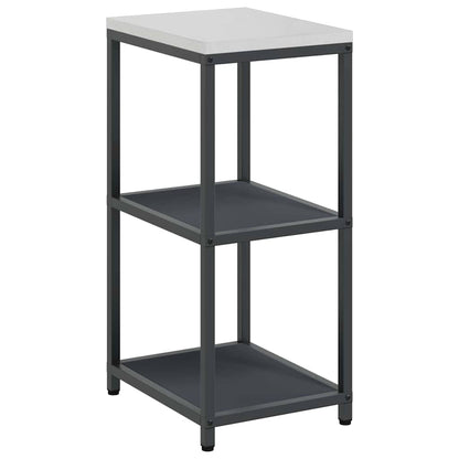 Étagère de rangement de cuisine avec étagère Anthracite Acier
