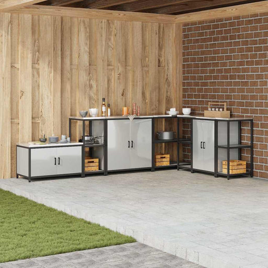 Étagère de rangement de cuisine Argenté Acier galvanisé