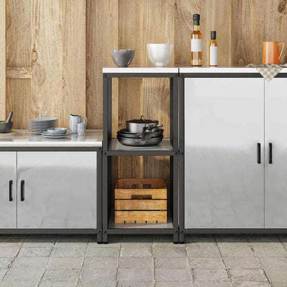 Étagère de rangement de cuisine Argenté Acier galvanisé