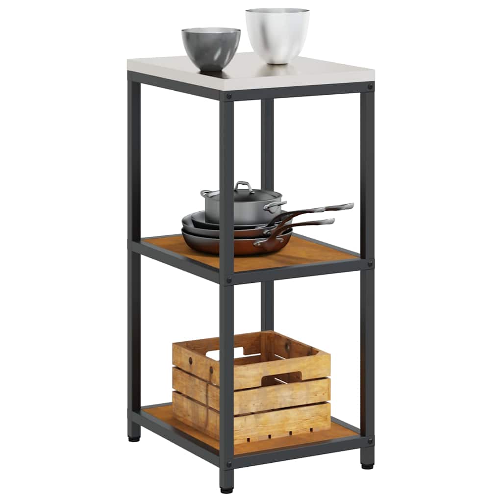 Étagère de rangement de cuisine avec étagère Rouillé
