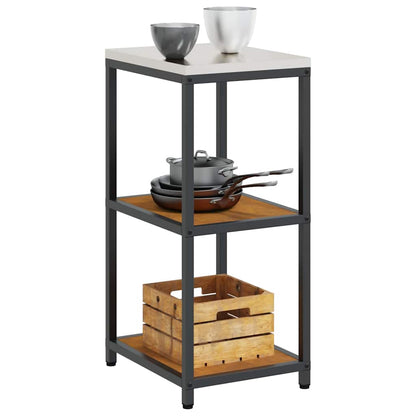 Étagère de rangement de cuisine avec étagère Rouillé