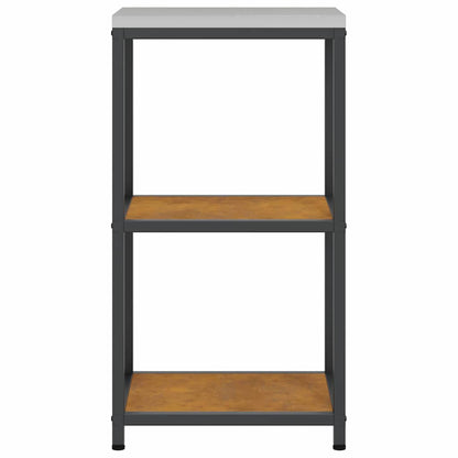 Étagère de rangement de cuisine avec étagère Rouillé