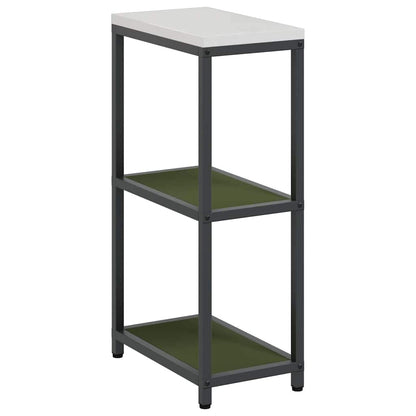 Étagère de rangement de cuisine avec étagère Vert olive Acier
