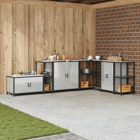 Étagère de rangement de cuisine Argenté Acier galvanisé
