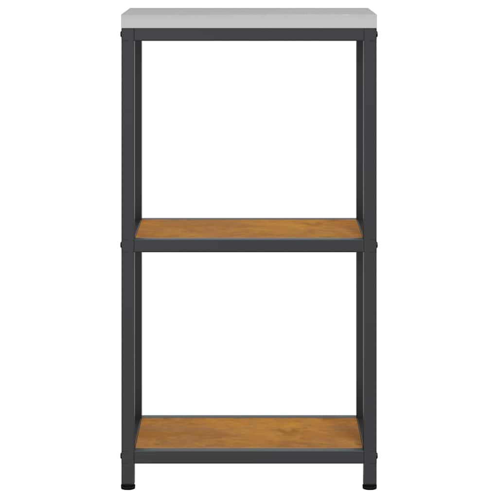 Étagère de rangement de cuisine avec étagère Rouillé