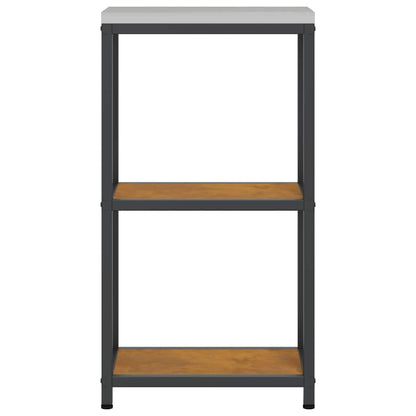 Étagère de rangement de cuisine avec étagère Rouillé