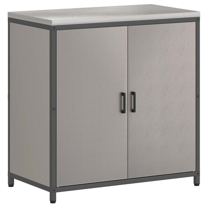 Meuble de rangement de cuisine avec étagère avec porte Rouillé