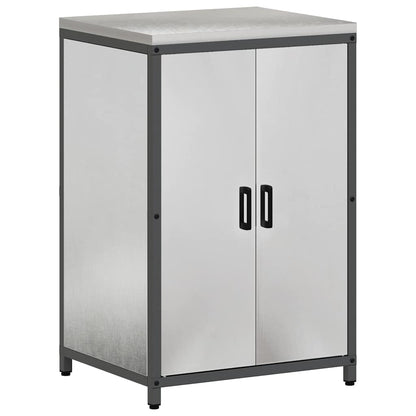 Meuble de rangement de cuisine Argenté Acier inoxydable