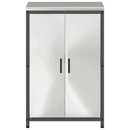 Meuble de rangement de cuisine Argenté Acier inoxydable