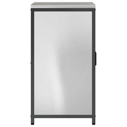 Meuble de rangement de cuisine Argenté Acier inoxydable