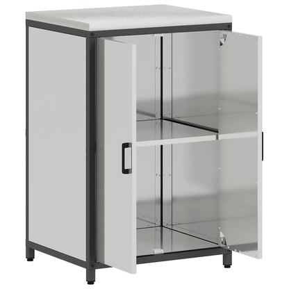 Meuble de rangement de cuisine Argenté Acier galvanisé
