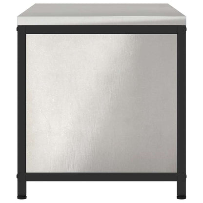 Meuble de rangement de cuisine Argenté Acier inoxydable