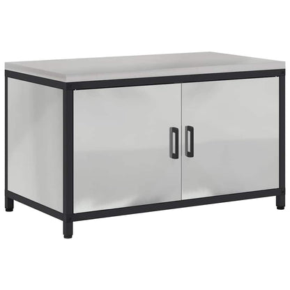 Meuble de rangement de cuisine Argenté Acier galvanisé