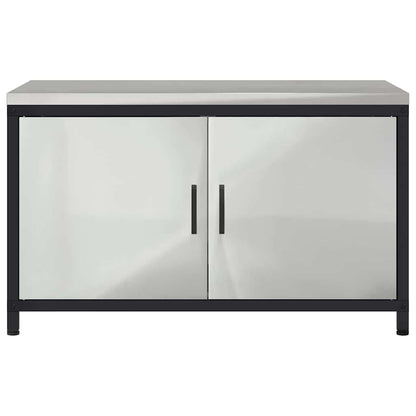 Meuble de rangement de cuisine Argenté Acier galvanisé