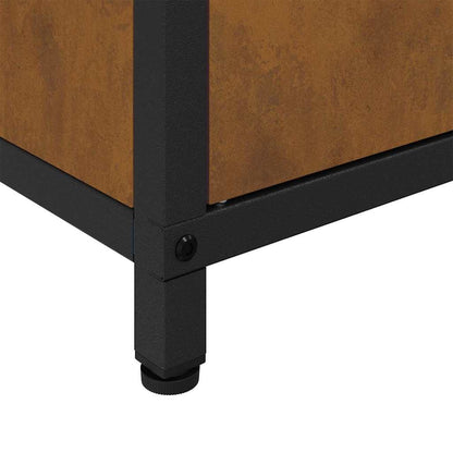 Meuble de rangement de cuisine avec étagère avec porte Rouillé