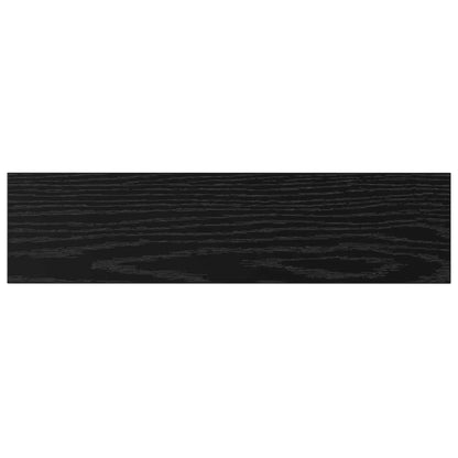 Étagère à livres 4 pcs Noir 40 x 10 x 1.5 cm Bois d'ingénierie