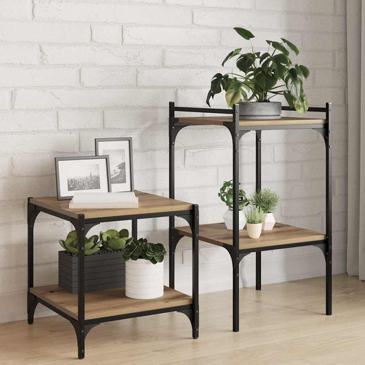 Étagère à livres 4 pcs Marron 40 x 40 x 1.5 cm