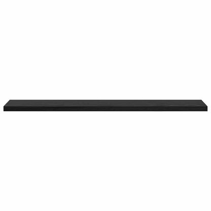 Étagère à livres 4 pcs Noir 60 x 10 x 1.5 cm Bois d'ingénierie