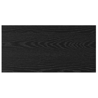 Étagère à livres 4 pcs Noir 60 x 30 x 1.5 cm Bois d'ingénierie