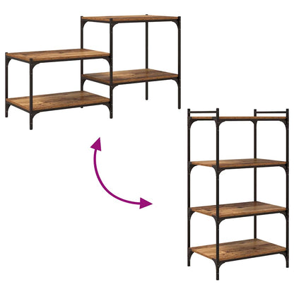 Étagère à livres 4 pcs Marron 60 x 40 x 1.5 cm