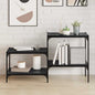 Étagère à livres 4 pcs Noir 60 x 40 x 1.5 cm Bois d'ingénierie