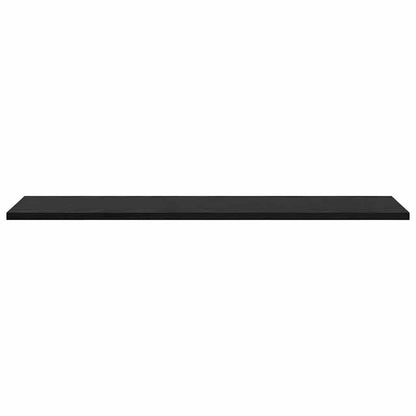 Étagère à livres 4 pcs Noir 80 x 20 x 1.5 cm Bois d'ingénierie