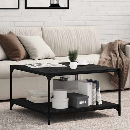 Étagère à livres 4 pcs Noir 80 x 40 x 1.5 cm Bois d'ingénierie