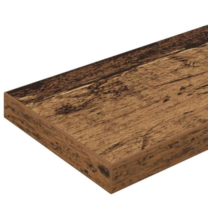 Étagère à livres 4 pcs Marron 100 x 10 x 1.5 cm
