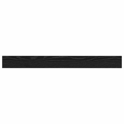 Étagère à livres 4 pcs Noir 100 x 10 x 1.5 cm Bois d'ingénierie