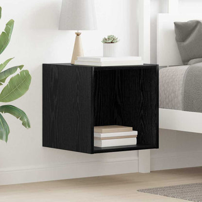 Meuble mural Chêne noir 37 x 37 x 37 cm Bois d'ingénierie