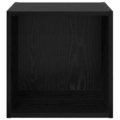 Meuble mural 2 pcs Chêne noir 37 x 37 x 37 cm Bois d'ingénierie