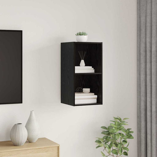 Cabinet TV Chêne noir 37 x 37 x 72 cm Bois d'ingénierie