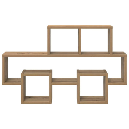Étagère Murale avec étagère chêne artisanal 82 x 15 x 51 cm