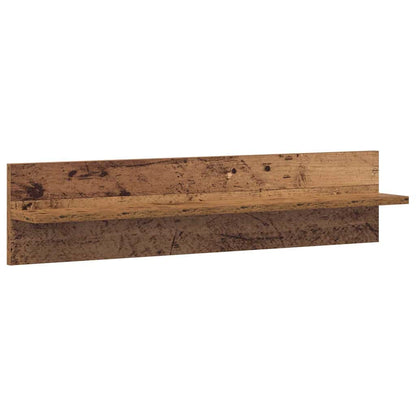 Étagères Murales 2 pcs Bois ancien 80 x 11,5 x 18 cm