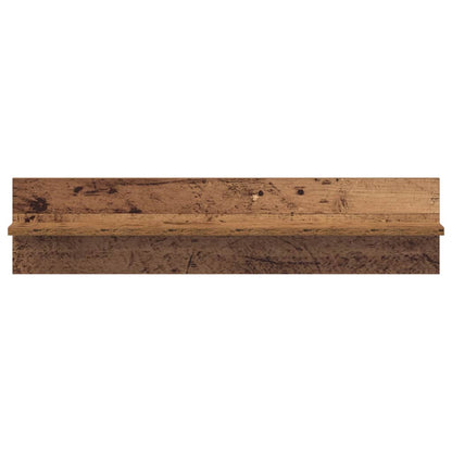Étagères Murales 2 pcs Bois ancien 80 x 11,5 x 18 cm