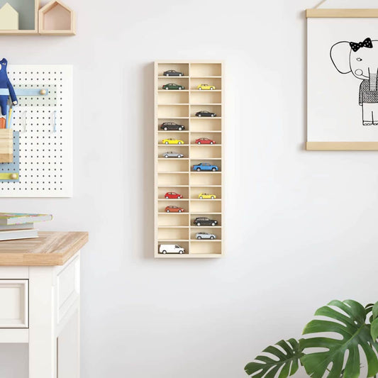 Étui d'affichage Marron 21 x 4,5 x 59 cm Bois d'ingénierie