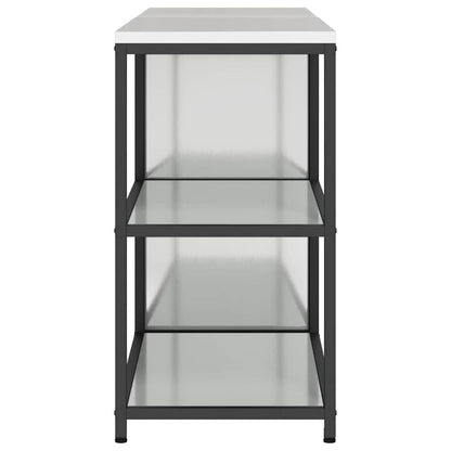 Ensemble de rangement cuisine 2 pcs Argent 180 x 50 x 92 cm