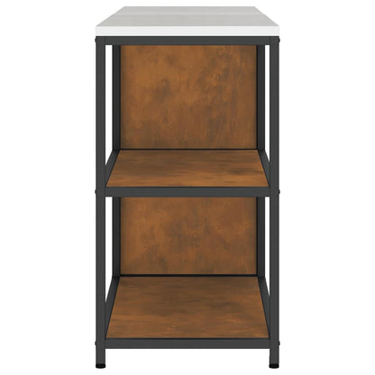 Ensemble de rangement cuisine 2 pcs Rouillé 180 x 50 x 92 cm