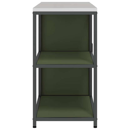Ensemble de rangement cuisine 2 pcs Vert olive 150 x 50 x 92 cm
