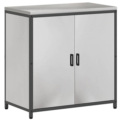 Ensemble de rangement cuisine 3 pcs Argent 240 x 50 x 92 cm