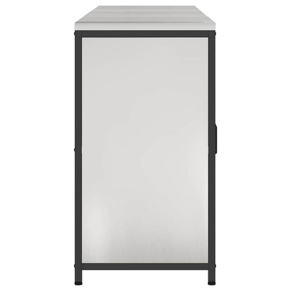 Ensemble de rangement cuisine 3 pcs Argent 240 x 50 x 92 cm