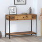 Table console Bois ancien 100 x 34.5 x 75 cm Bois d'ingénierie