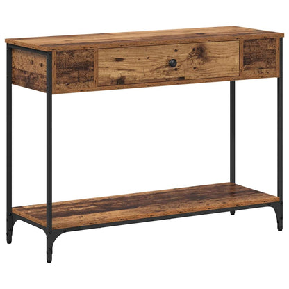Table console Bois ancien 100 x 34.5 x 75 cm Bois d'ingénierie