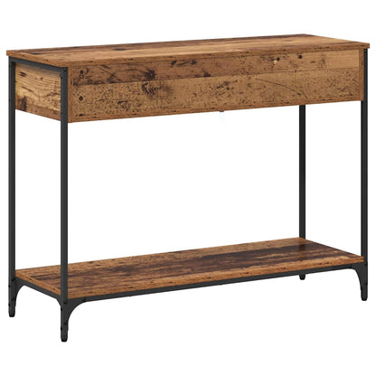 Table console Bois ancien 100 x 34.5 x 75 cm Bois d'ingénierie